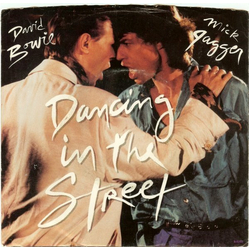 David Bowie Mick Jagger Dancing In The Street VINYL 7" - 45 RPM Single