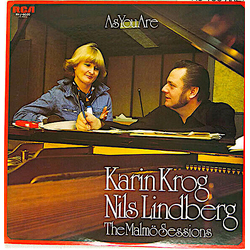Karin Krog Nils Lindberg As You Are (The Malmö Sessions) VINYL LP - Promo Stereo