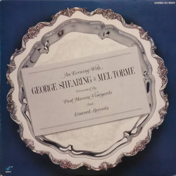 George Shearing Mel Tormé An Evening With George Shearing And Mel Tormé VINYL LP - Stereo