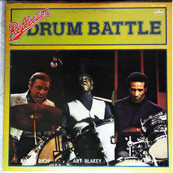 Art Blakey Buddy Rich Max Roach Drum Battle VINYL LP - Compilation Stereo