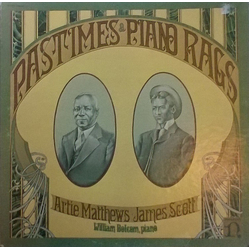William Bolcom Pastimes & Piano Rags VINYL LP - Stereo