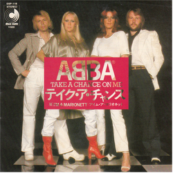 Abba Take A Chance On Me VINYL 7" - 45 RPM Misprint Single