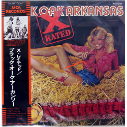 Black Oak Arkansas X Rated VINYL LP