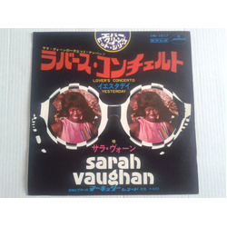 Sarah Vaughan A Lover's Concerto / Yesterday VINYL 7" - 45 RPM Reissue Single Stereo