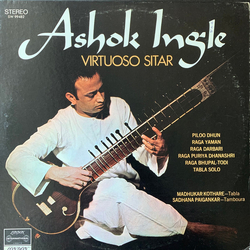 Ashok Ingle Virtuoso Sitar VINYL LP - Stereo