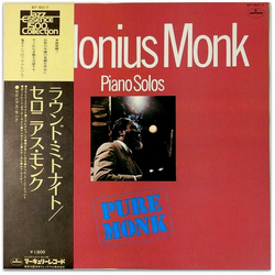Thelonious Monk Pure Monk (Piano Solos) VINYL LP - Mono Reissue