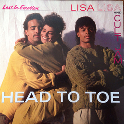 Lisa Lisa & Cult Jam Head To Toe VINYL 12" - 45 RPM Single
