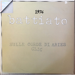 Franco Battiato 1974 Sulle Corde Di Aries / Clic VINYL LP - Compilation