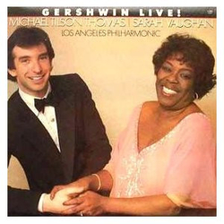 Los Angeles Philharmonic Orchestra Michael Tilson Thomas Sarah Vaughan Gershwin Live! VINYL LP - Stereo
