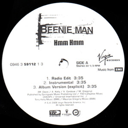Beenie Man Hmm Hmm VINYL 12INCH