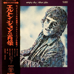 Elton John Empty Sky VINYL LP - Stereo