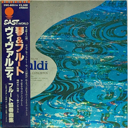 Antonio Vivaldi Ransom Wilson The New Koto Ensemble Of Tokyo Koto And Flute . Four Flute Concertos VINYL LP - Stereo