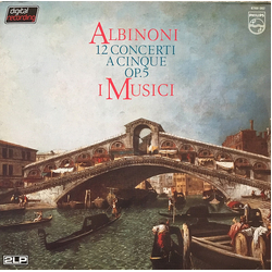 I Musici Tomaso Albinoni 12 Concerti A Cinque Op. 5 VINYL LP - Stereo