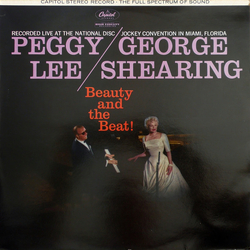 George Shearing Peggy Lee Beauty And The Beat! VINYL LP - Reissue