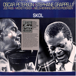 Joe Pass Mickey Roker Niels-Henning Ørsted Pedersen Oscar Peterson Stéphane Grappelli Skol VINYL LP - Reissue Remastered