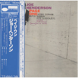 Joe Henderson Page One VINYL LP - Reissue Stereo
