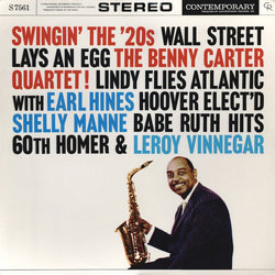 The Benny Carter Quartet Swingin' The '20s VINYL LP - Reissue Stereo