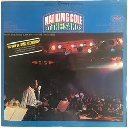 Nat King Cole At The Sands VINYL LP - Stereo