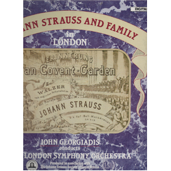 John Georgiadis London Symphony Orchestra Johann Strauss And Family In London VINYL LP