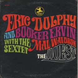 Booker Ervin Eric Dolphy The Mal Waldron Sextet The Quest VINYL LP - Reissue Stereo