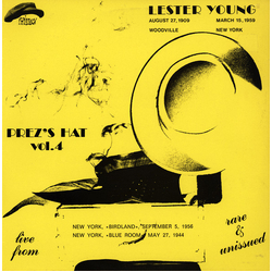 Lester Young Prez's Hat Vol. 4 VINYL LP - Stereo
