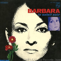 Barbara (5) Le Soleil Noir = 私のシャンソン / バルバラは歌う VINYL LP - Repress