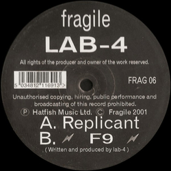 Lab 4 Replicant / F9 VINYL 12INCH