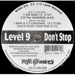 Level 9 Don't Stop VINYL 12" - 33 ⅓ RPM