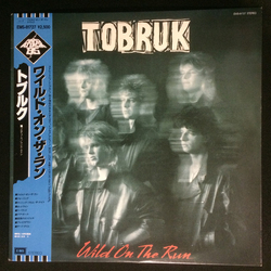 Tobruk Wild On The Run VINYL LP - Promo