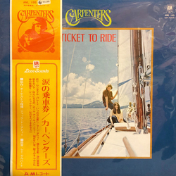Carpenters Ticket To Ride VINYL LP - Reissue