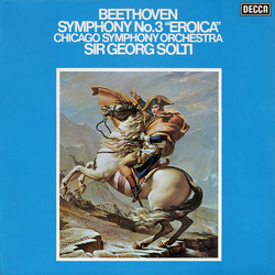 Chicago Symphony Orchestra Georg Solti Ludwig van Beethoven Symphony No.3 Eroica VINYL LP - Stereo