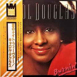 Carol Douglas Burnin' VINYL LP - Partially Mixed