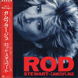 Rod Stewart Camouflage VINYL LP
