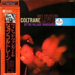 John Coltrane Live At The Village Vanguard VINYL LP - Reissue Stereo