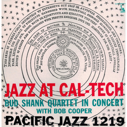 Bob Cooper Bud Shank Quartet Jazz At Cal-Tech VINYL LP - Mono Reissue