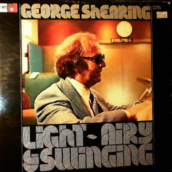 George Shearing Light - Airy & Swinging VINYL LP - Stereo