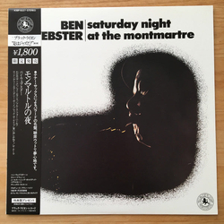 Ben Webster Saturday Night At The Montmartre VINYL LP - Reissue Japan