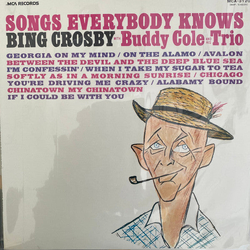 Bing Crosby Songs Everybody Knows VINYL LP - Reissue Mono Japan