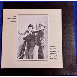 The New Lost City Ramblers Old Timey Songs For Children VINYL LP - Mono