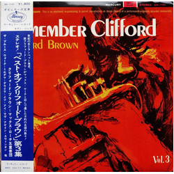 Clifford Brown Clifford Brown and Max Roach Remember Clifford - The Bests Of Clifford Brown Vol. III VINYL LP - Compilation