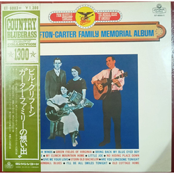 Bill Clifton Carter Family Memorial Album VINYL LP - Reissue