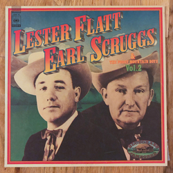 Flatt & Scruggs The Foggy Mountain Boys Vol. 2 VINYL LP - Compilation Mono