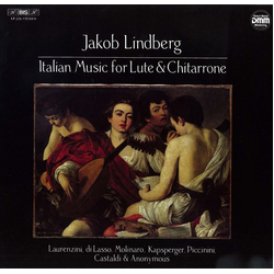 Jakob Lindberg Italian Music For Lute & Chitarrone VINYL LP