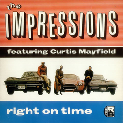 Curtis Mayfield The Impressions Right On Time VINYL LP - Compilation