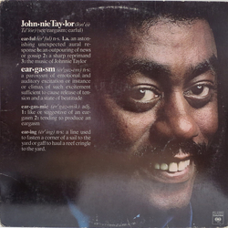Johnnie Taylor Eargasm VINYL LP - Reissue