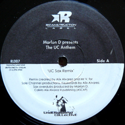 Marlon D. The UC Anthem VINYL 12" - 33 ⅓ RPM 45 RPM