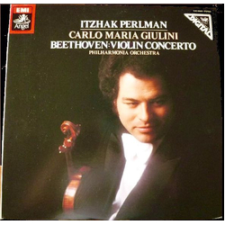 Carlo Maria Giulini Itzhak Perlman Ludwig van Beethoven Philharmonia Orchestra Beethoven : Violin Concerto VINYL LP - Stereo