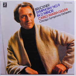 Anton Bruckner Carlo Maria Giulini Chicago Symphony Orchestra Symphony No. 9 In D Minor VINYL LP - Quadraphonic Stereo
