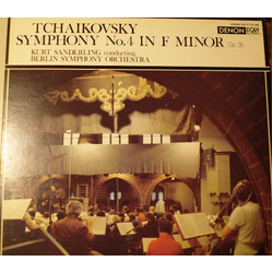 Berliner Sinfonie Orchester Kurt Sanderling Pyotr Ilyich Tchaikovsky Symphony No. 4 In F Minor Op. 36 VINYL LP