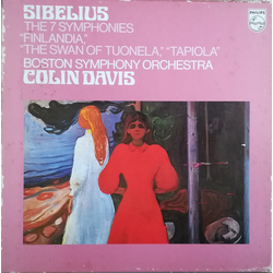 Boston Symphony Orchestra Jean Sibelius Sir Colin Davis The 7 Symphonies / Finlandia / The Swan Of Tuonela / Tapiola VINYL LP - Compilation Stereo